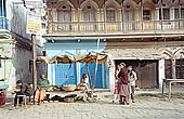 Varanasi - the old city is a cramped labyrinth crowded by pilgrims and street sellers 